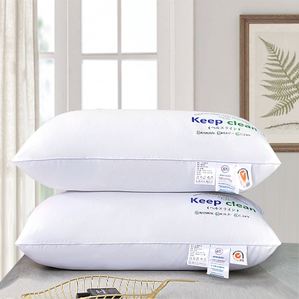 91家纺网 家纺一手货源 找家纺 兴丝露枕芯 磨毛烫画酒店枕 羽丝枕 成人枕头 单人枕