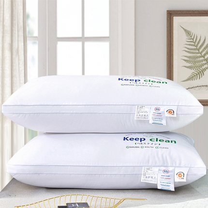 91家纺网 家纺一手货源 找家纺 兴丝露枕芯 磨毛烫画酒店枕 羽丝枕 成人枕头 单人枕