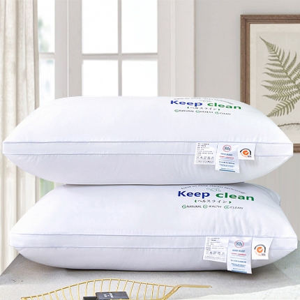 91家纺网 家纺一手货源 找家纺 兴丝露枕芯 磨毛烫画酒店枕 羽丝枕 成人枕头 单人枕