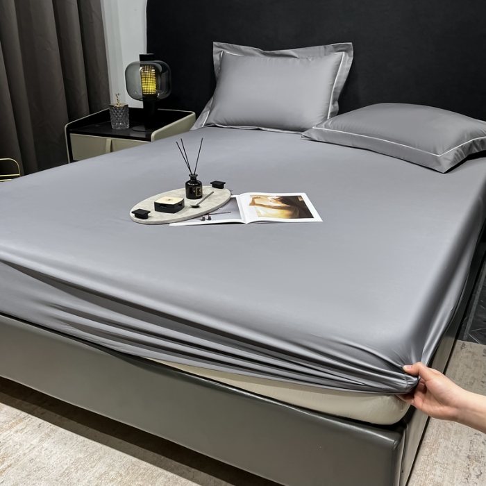 91家纺网 家纺一手货源 找家纺 （总）品乐2025全棉100支长绒棉全棉床笠 笠高35cm