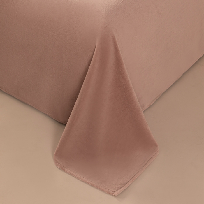 91家纺网 家纺一手货源 找家纺 （总）吾诺家居 2024 浅爱系列 牛奶绒单品 - 牛奶绒床单