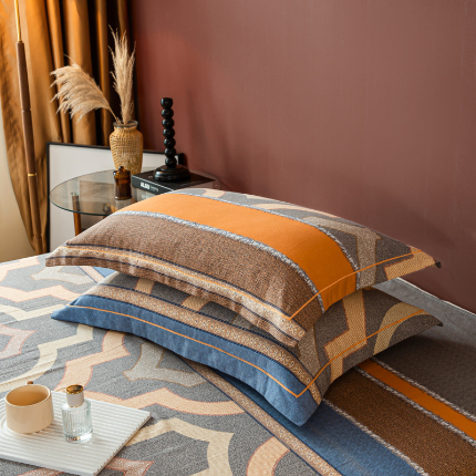 91家纺网 家纺一手货源 找家纺 （总）丝芙妮家居（原乐视家纺） 2024新款全棉磨毛单品枕套