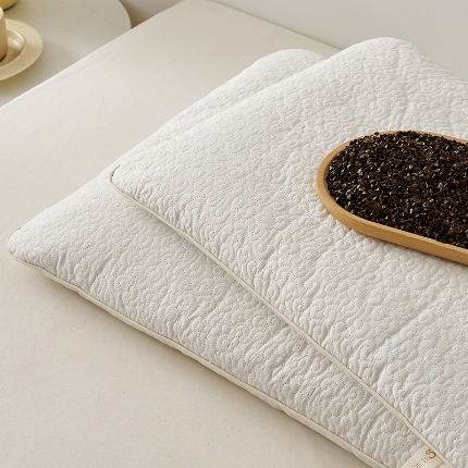 91家纺网 家纺一手货源 找家纺 （总）乐可 2024新款A类全棉植萃草本单边护颈枕儿童枕学生枕成人枕 枕头枕芯