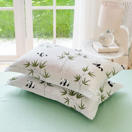 91家纺网 家纺一手货源 找家纺 （总1）卓越 工厂直营新款128*68全棉印花斜纹单枕套