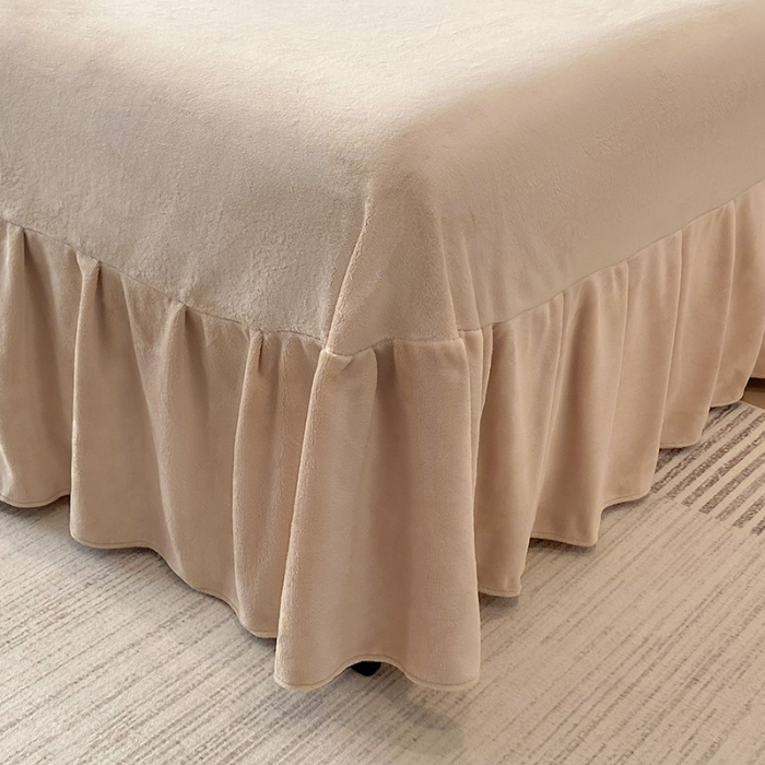 91家纺网 家纺一手货源 找家纺 （总）2025秋冬230g9斤全消光牛奶绒双拼绣花四件套绒宽边被套高端轻奢山茶花系列