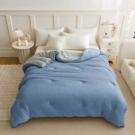 91家纺网 家纺一手货源 找家纺 （总）凉百百 2024新款豆豆绒被芯系列