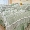 91家纺网 家纺一手货源 找家纺 （总）佰诗特 230克全消光牛奶绒法式夹棉床盖四件套 立体浮雕雕花绒兔毛绒毛球加棉加厚保暖三四件套