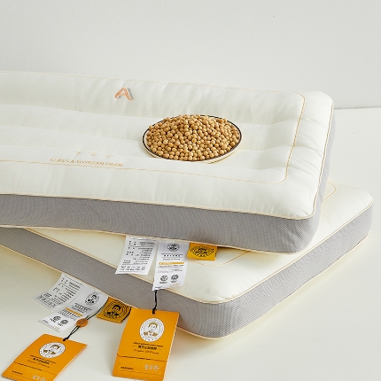 91家纺网 家纺一手货源 找家纺 （总）乐可 2024新款李官奇大豆舒颈枕 枕头枕芯