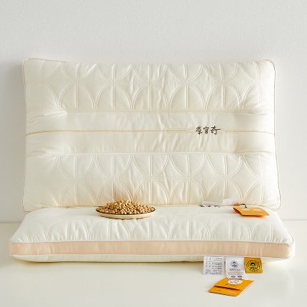 91家纺网 家纺一手货源 找家纺 （总）乐可 2024新款李官奇大豆舒颈枕 枕头枕芯