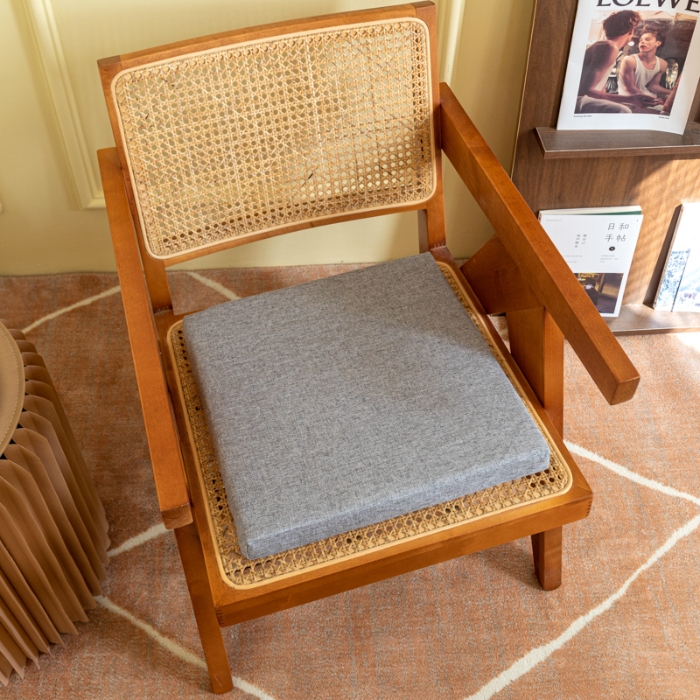 91家纺网 家纺一手货源 找家纺 2025天然乳胶坐垫亚麻坐垫天鹅绒乳胶座垫学生椅垫内外套