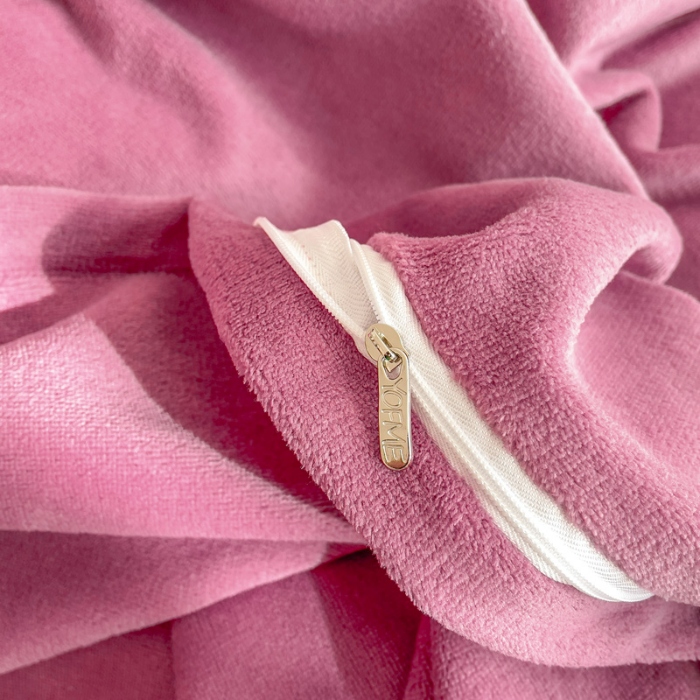 91家纺网 家纺一手货源 找家纺 2025大版花卉牛奶绒四件套小香风高克重加厚兔毛绒240g牛奶绒工艺款刺绣花四件套婴儿宝宝兔兔绒法莱金貂绒刺绣花四件套 盛世牡丹-豆沙红