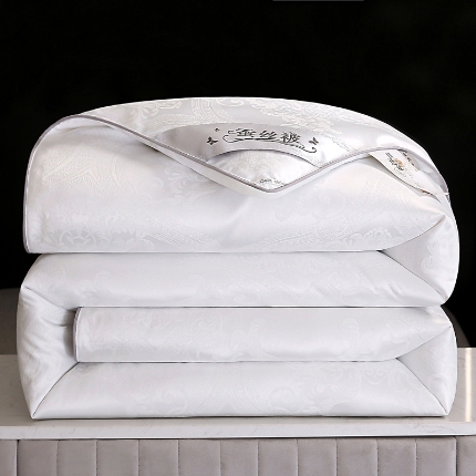 91家纺网 家纺一手货源 找家纺 （总）前程家纺 2025新款欧式手工订花被120s提花桑被春秋被子母被冬被二合一