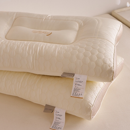 91家纺网 家纺一手货源 找家纺 （总）乐可 2024新款金丝豆护颈枕枕头枕芯