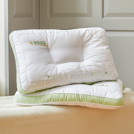 91家纺网 家纺一手货源 找家纺 （总）2024新款 超弹支撑 透气好眠护颈枕芯 定位按摩羽丝枕头