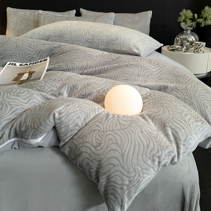 91家纺网 家纺一手货源 找家纺 （总）2025新款 专版花型 牛奶绒四件套 跑量直播款 - 诗野