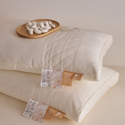 91家纺网 家纺一手货源 找家纺 （总）乐可 2024新款A类全棉苏锦蚕咝枕枕头枕芯