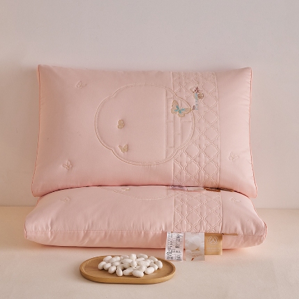 91家纺网 家纺一手货源 找家纺 （总）乐可 2024新款A类全棉苏锦蚕咝枕枕头枕芯