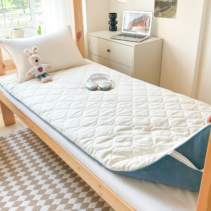 91家纺网 家纺一手货源 找家纺 （总）魅图家纺 2025新款秋冬两用可拆洗棉花学生床垫