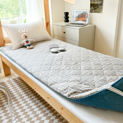 91家纺网 家纺一手货源 找家纺 （总）魅图家纺 2025新款秋冬两用可拆洗棉花学生床垫