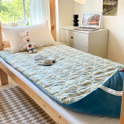 91家纺网 家纺一手货源 找家纺 （总）魅图家纺 2025新款秋冬两用可拆洗棉花学生床垫