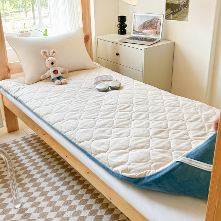 91家纺网 家纺一手货源 找家纺 （总）魅图家纺 2025新款秋冬两用可拆洗棉花学生床垫