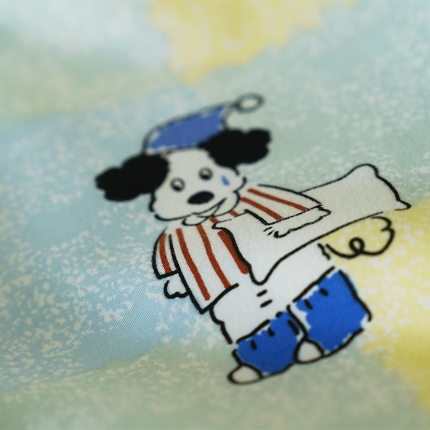 91家纺网 家纺一手货源 找家纺 （总）几米 2025秋冬新款套件面料32S全棉 磨毛色布印花系列 