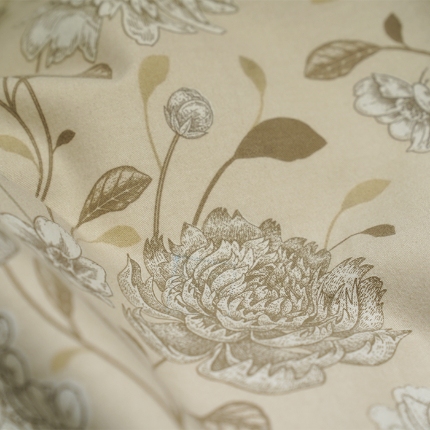 91家纺网 家纺一手货源 找家纺 （总）几米 2025秋冬新款套件面料32S全棉 磨毛色布印花系列 