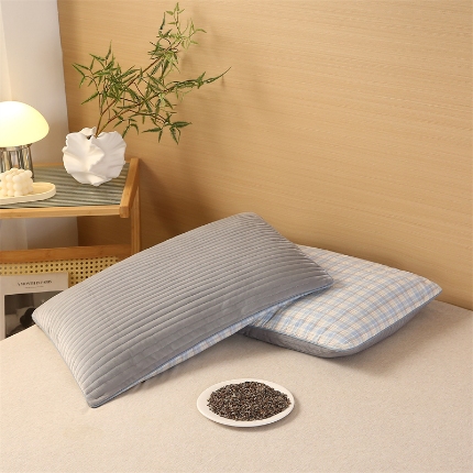 91家纺网 家纺一手货源 找家纺 （总）全棉宝宝绒双面荞麦枕58*38*8cm