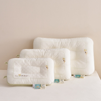 91家纺网 家纺一手货源 找家纺 （总）乐可 2024新款棉里棉外亲子儿童枕学生枕棉花枕 枕头枕芯