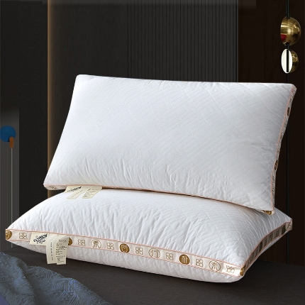 兴丝露枕芯 A类全棉回归天然羽丝枕芯 羽丝绒枕头 舒适枕 超柔枕芯