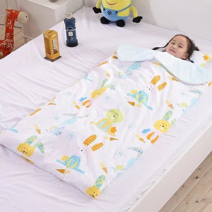 91家纺网 家纺一手货源 找家纺 （总）儿童防踢被子神器中大童睡袋秋冬款宝宝睡觉冬季加厚防寒小孩春秋
