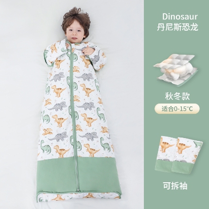 91家纺网 家纺一手货源 找家纺 （总）新款婴儿全棉睡袋春秋冬季薄款宝宝儿童中大童加厚防踢被被子四季