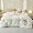 91家纺网 家纺一手货源 找家纺 子由家居 2024新款玉米粒绣花立体绣花100%新疆棉花被被子被芯 立体棉花-本白