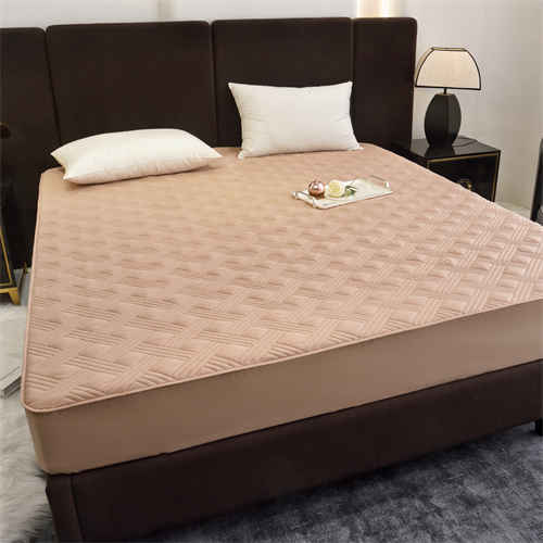 91家纺网 家纺一手货源 找家纺 （总）新款纯色全棉斜纹床笠席梦思保护套