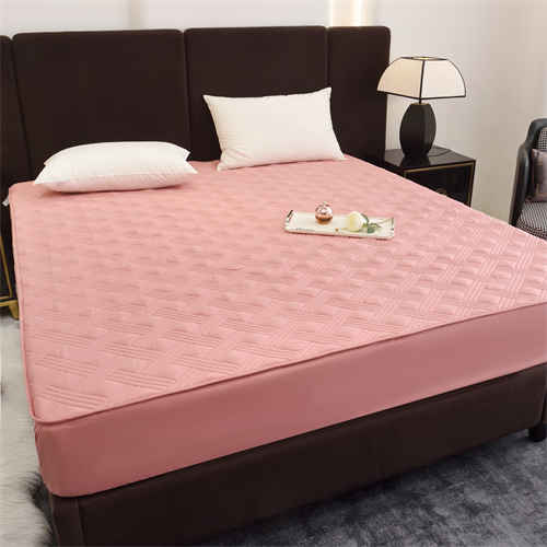 91家纺网 家纺一手货源 找家纺 （总）新款纯色全棉斜纹床笠席梦思保护套