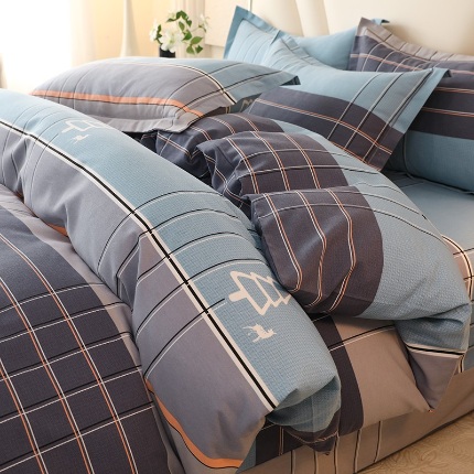 91家纺网 家纺一手货源 找家纺 （总）木易 2025新款全棉磨毛印花四件套