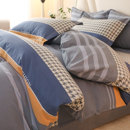 91家纺网 家纺一手货源 找家纺 （总）木易 2025新款全棉磨毛印花四件套