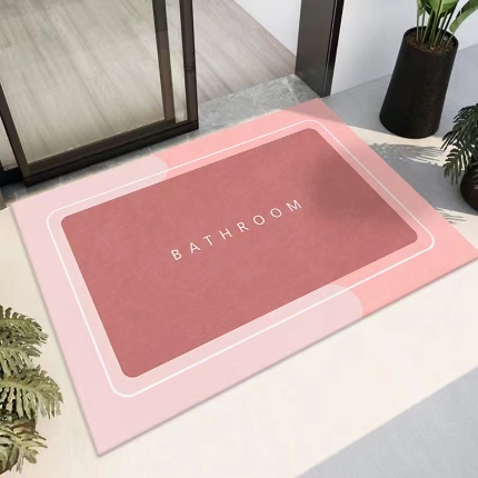 91家纺网 家纺一手货源 找家纺 （总）卡初家居促销款水晶绒进门垫地垫地毯直播赠品