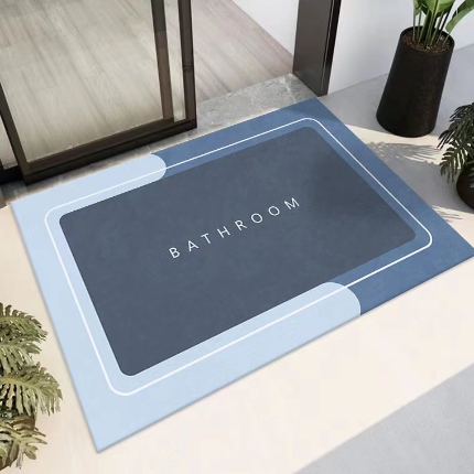 91家纺网 家纺一手货源 找家纺 （总）卡初家居促销款水晶绒进门垫地垫地毯直播赠品