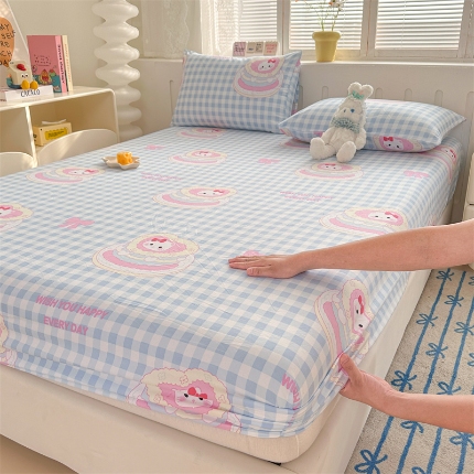 91家纺网 家纺一手货源 找家纺 （总）多品家纺 2024新款超柔水洗棉ins风单品床笠