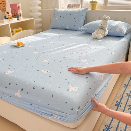 91家纺网 家纺一手货源 找家纺 （总）多品家纺 2024新款超柔水洗棉ins风单品床笠