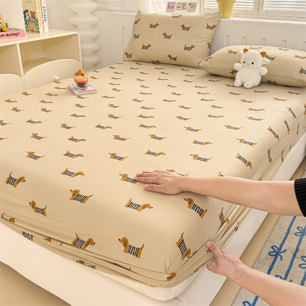 91家纺网 家纺一手货源 找家纺 （总）多品家纺 2024新款超柔水洗棉ins风单品床笠