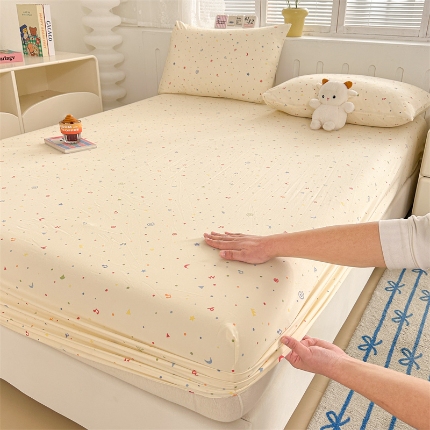 91家纺网 家纺一手货源 找家纺 （总）多品家纺 2024新款超柔水洗棉ins风单品床笠