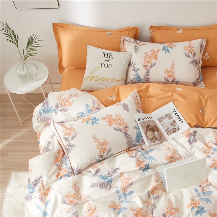 91家纺网 家纺一手货源 找家纺 （总）沐白家居 2023全棉13376全棉印花四件套