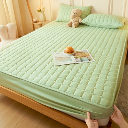 91家纺网 家纺一手货源 找家纺 （总）九亭家纺 2025新款A类水洗棉夹棉防水床笠