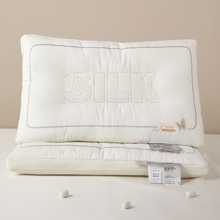 91家纺网 家纺一手货源 找家纺 （总）乐可 2025新款蚕蛹蛋白护颈枕 枕头枕芯