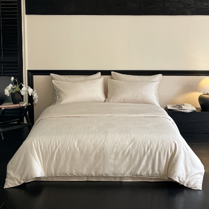 2025新款天丝棉提花系列四件套 贝壳米