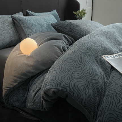 91家纺网 家纺一手货源 找家纺 （总）2025新款 专版花型 牛奶绒宝宝婴儿绒四件套 跑量直播款 - 诗野