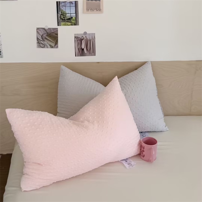 91家纺网 家纺一手货源 找家纺 （总）伟邦枕芯 2025新款日式3d豆豆按摩枕