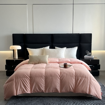 91家纺网 家纺一手货源 找家纺 （总）华盛羽绒被壳 2024新款全棉双层提提花不跑被超服帖鹅绒被